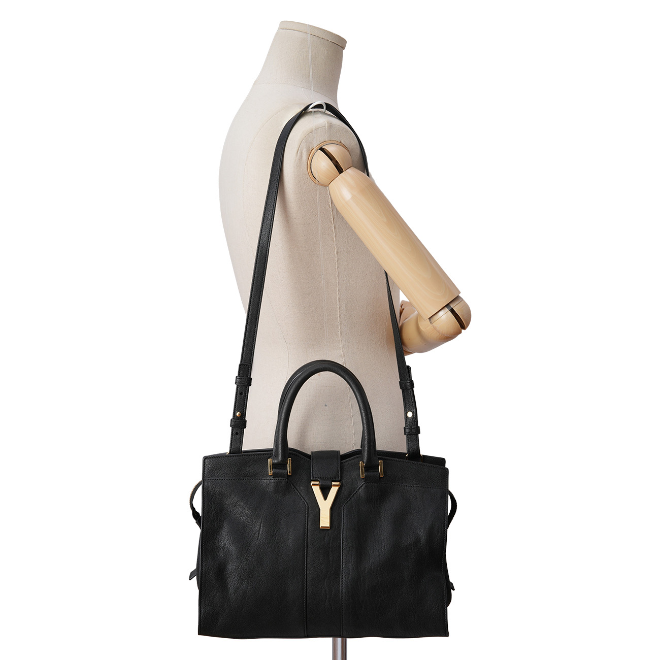 YVES SAINT LAURENT(USED)생로랑 400666 카바스 토트겸 숄더백